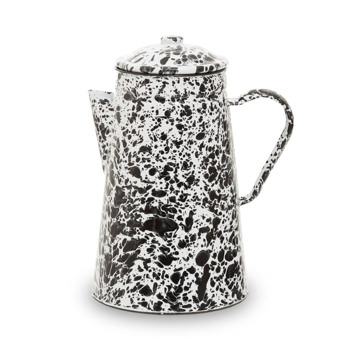 Hygge Black And White Patterned Teapot