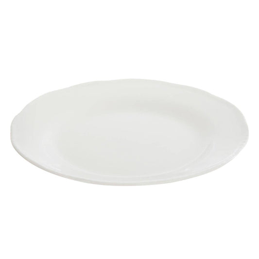 Quinn Round White Plate