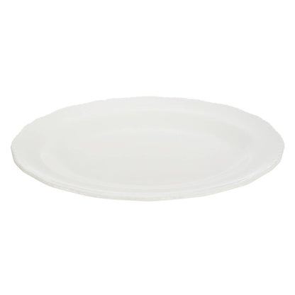 Quinn Embossed White Platter