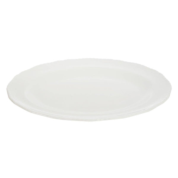 Quinn Embossed White Platter