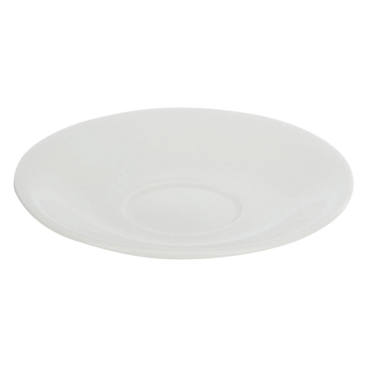 Quinn Embossed White Saucer