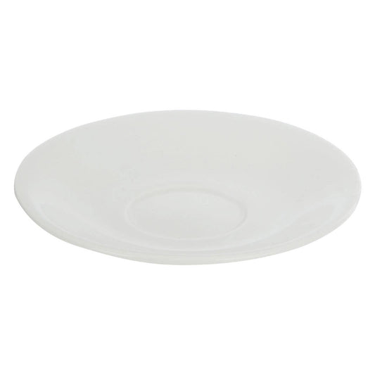 Quinn Embossed White Saucer