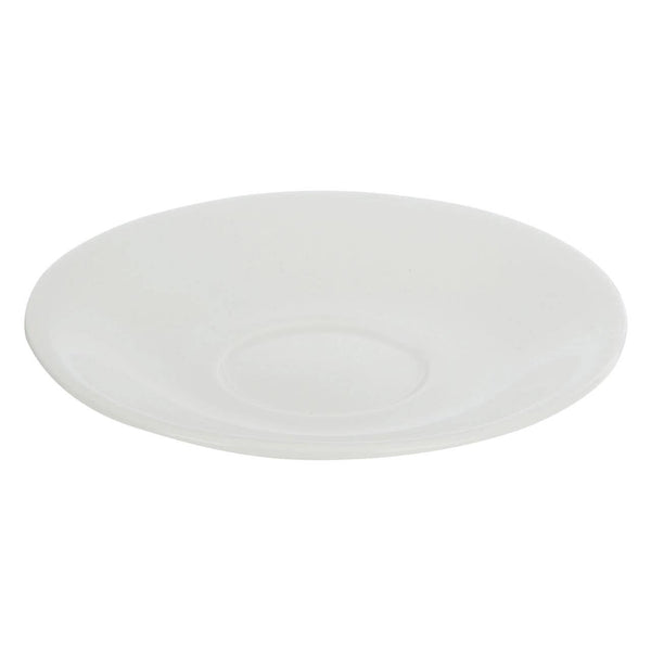 Quinn Embossed White Saucer