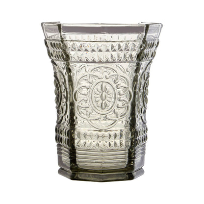 Baroque Smoked Glass Tumbler