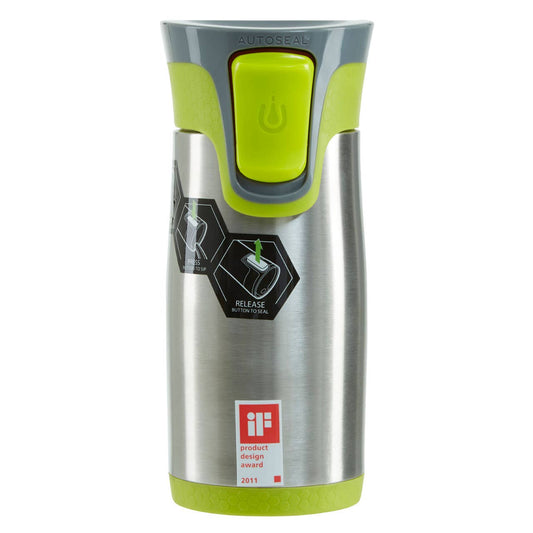 Contigo Aria Grey And Green 300ml Auto Seal Mug