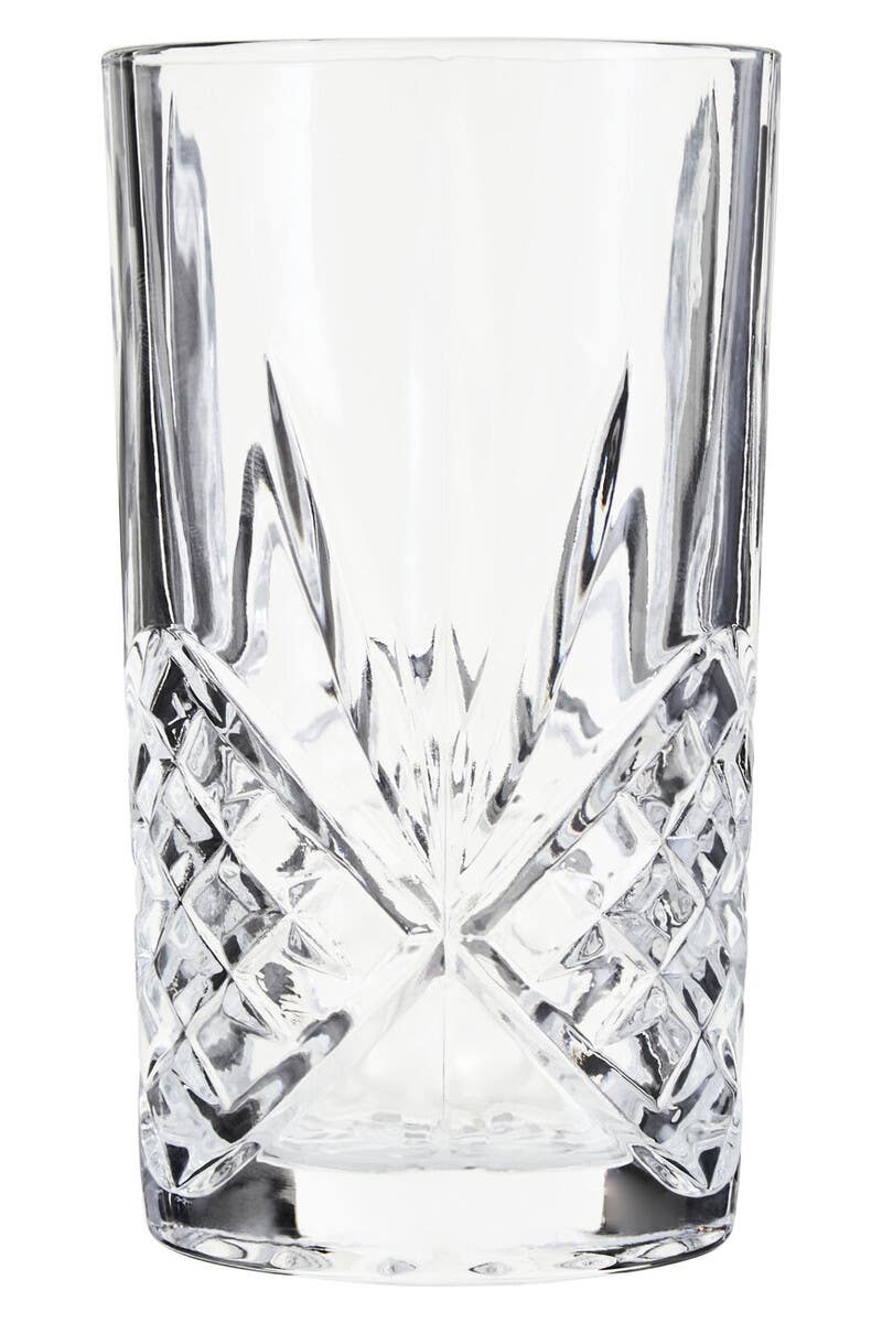 Beaufort Crystal 370ml Clear Hi Ball Glass