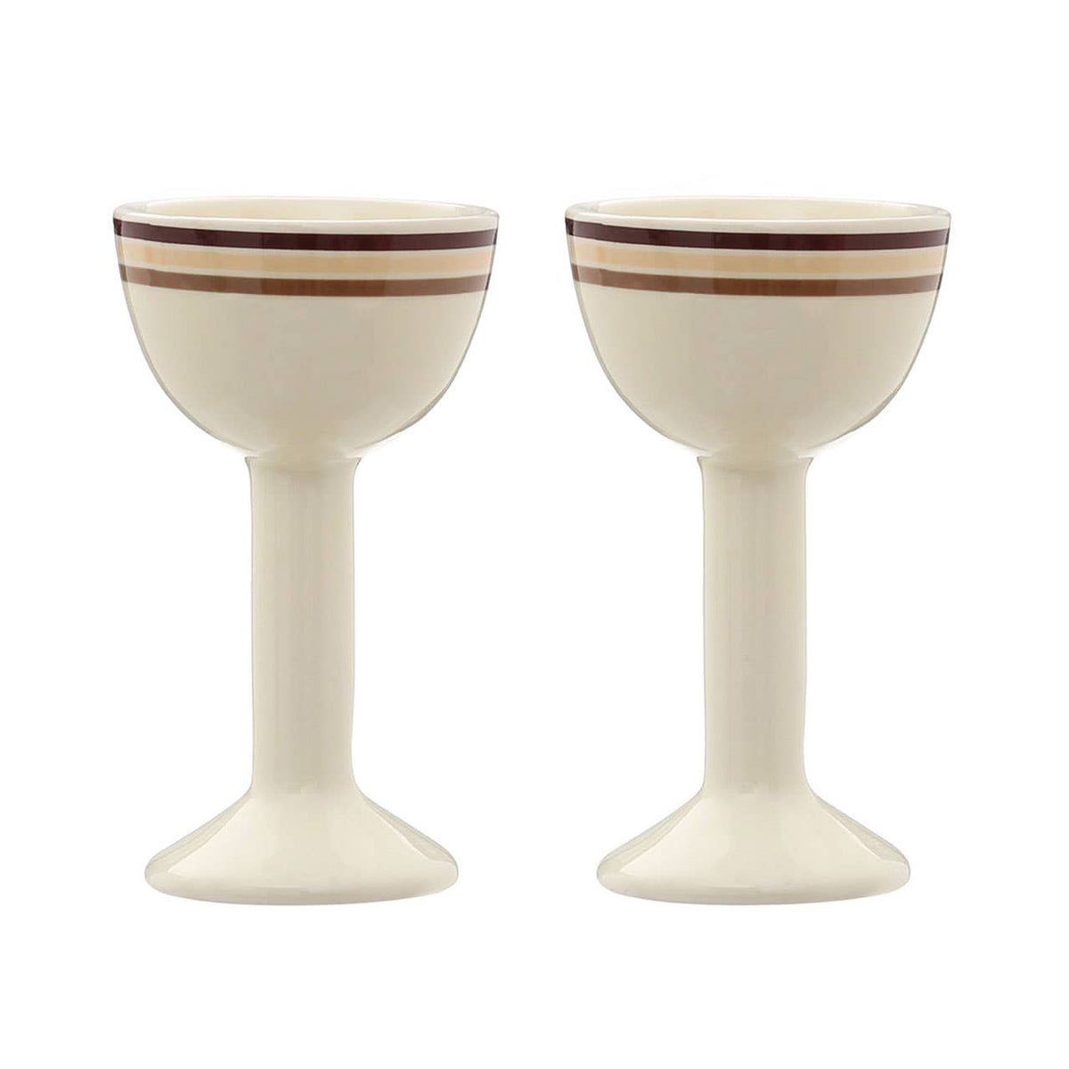 Set Of Two Neapolitan Egg Cups