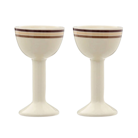 Set Of Two Neapolitan Egg Cups