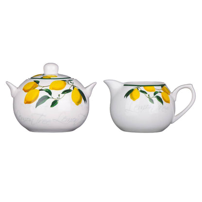Orchard Fruits Lemon Tree Sugar And Cream Set