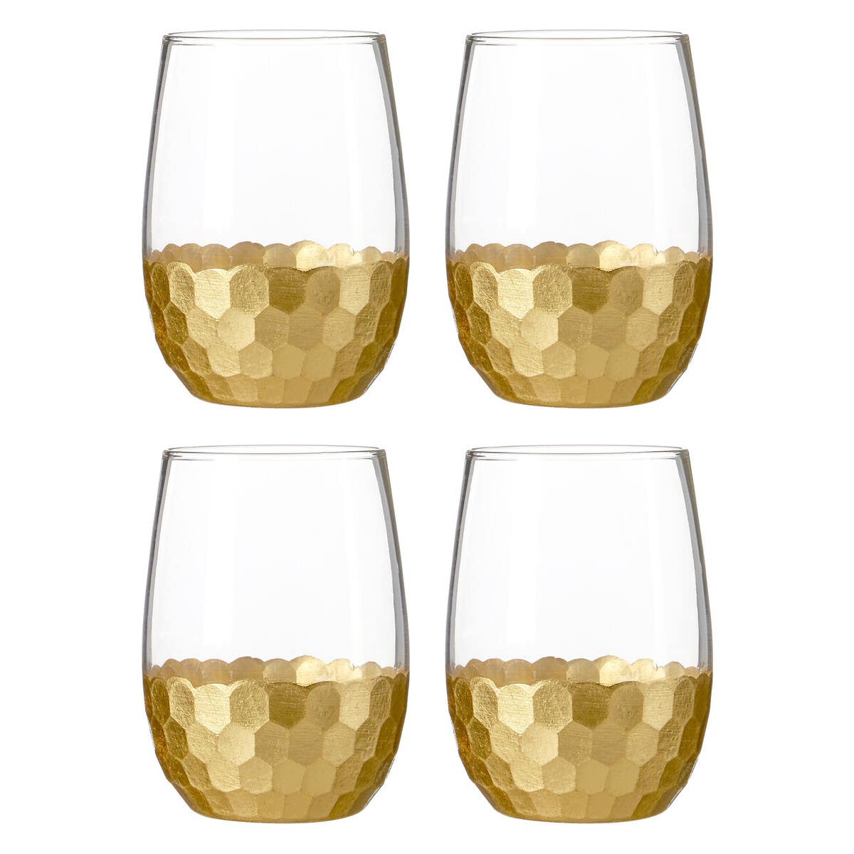 Set Of Four Astrid Glass Tumblers