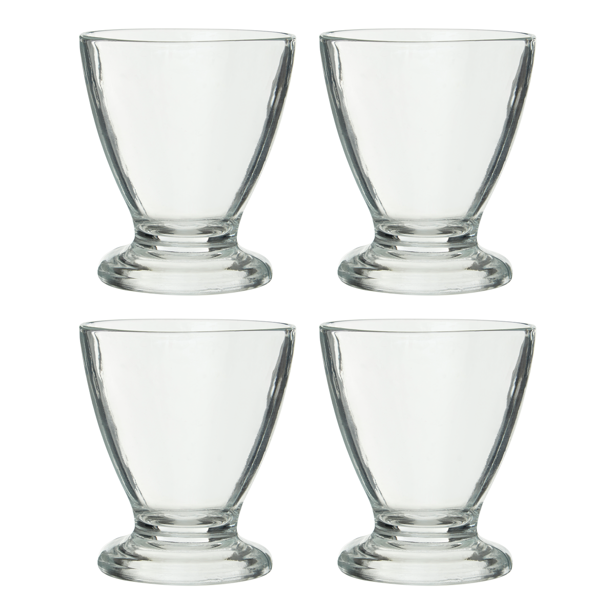 Torta Set Of 4 Glass Sundae Dishes