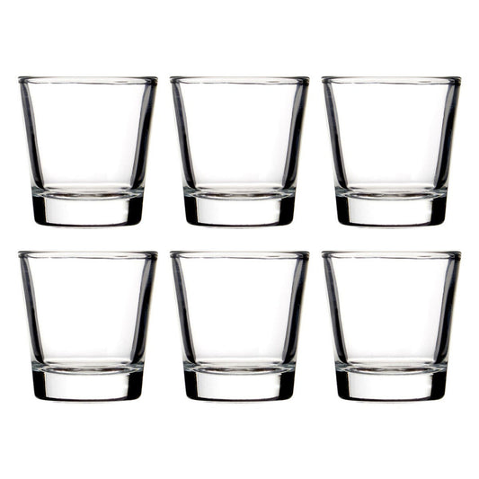 Euri Clear Shot Set Of 6 Glasses 50ml
