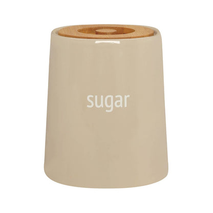Fletcher Beige Ceramic Sugar Canister