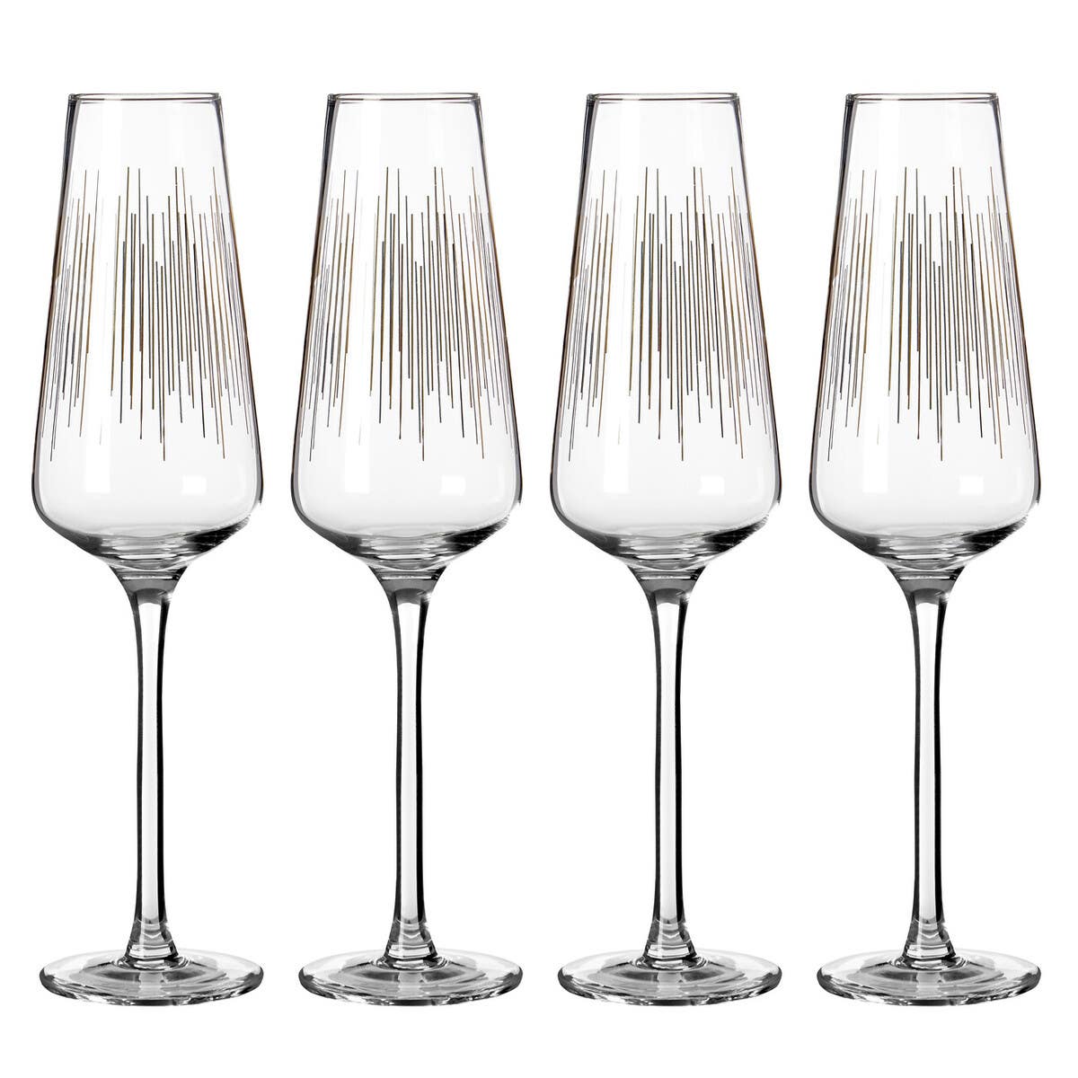 Jazz Champagne Glasses Set of 4