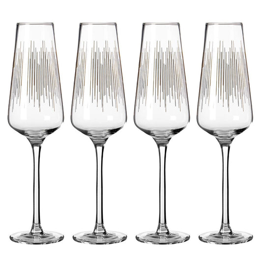 Jazz Champagne Glasses Set of 4