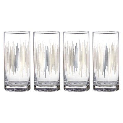Jazz Highball Glasses Set of 4