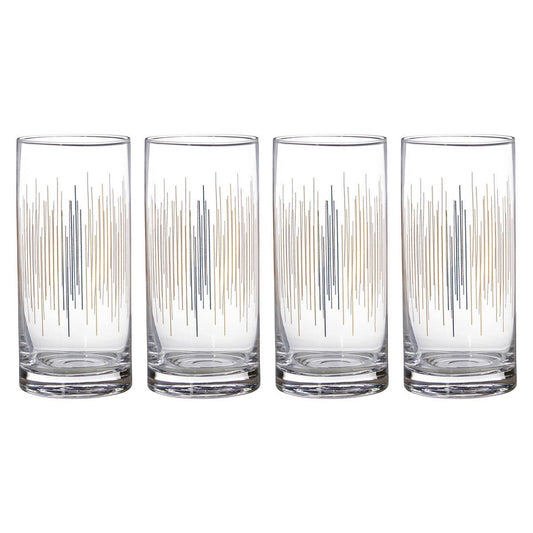 Jazz Highball Glasses Set of 4