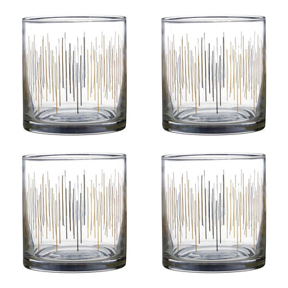 Jazz Glass Tumblers Set of 4
