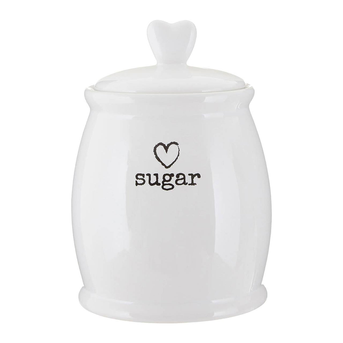 Charm White Dolomite Sugar Canister