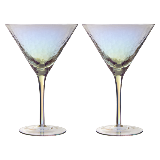Aurora Set of 2 Lustre Cocktail Glasses