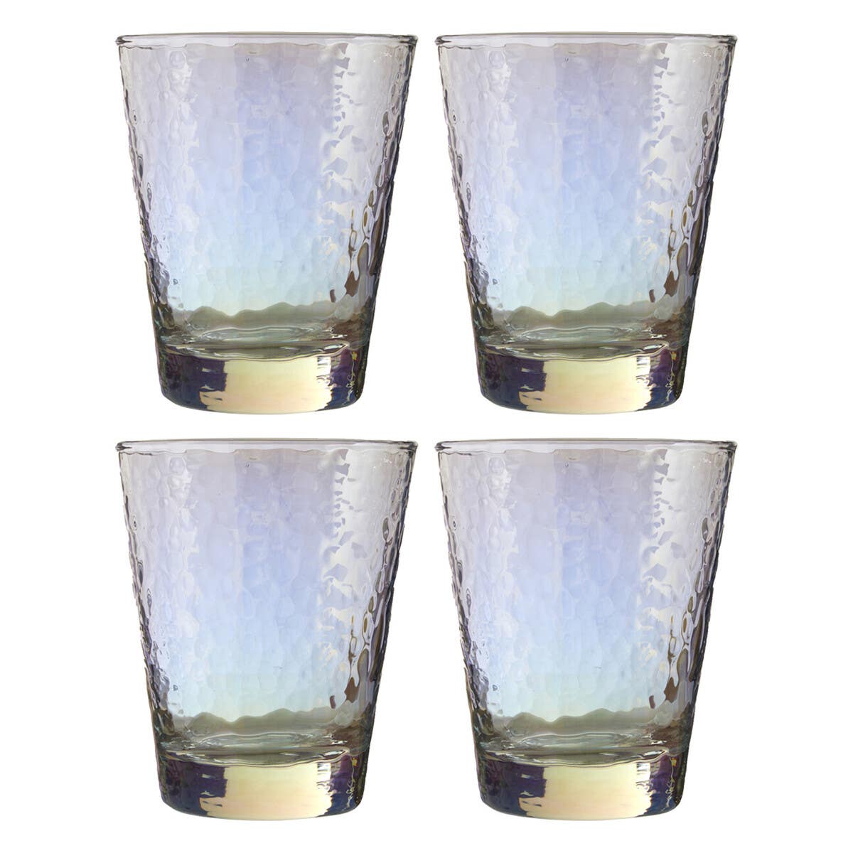 Aurora Set of 4 Lustre Glass Tumblers