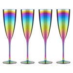 Aurora Set of 4 Champagne Glasses