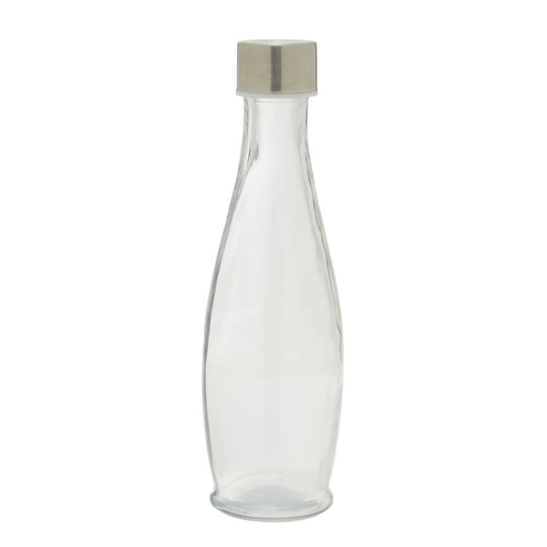 Dayla Clear Glass 550ml Bottle With Metal Lid