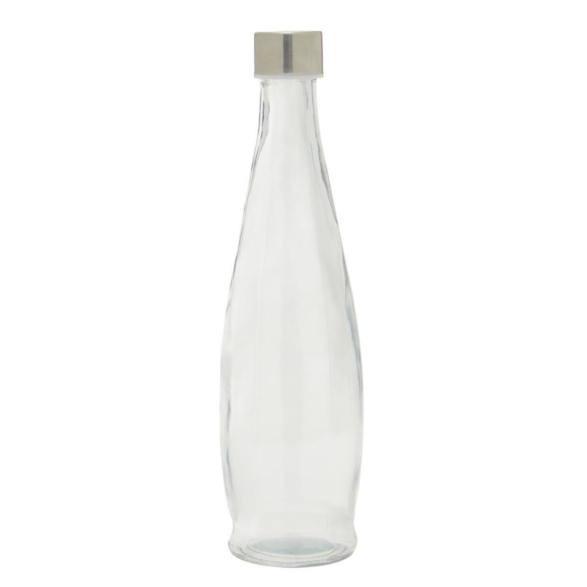 Dayla Clear Glass 1000ml Bottle With Metal Lid