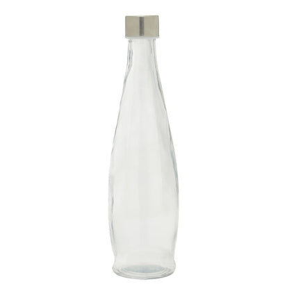 Dayla Clear Glass 1000ml Bottle With Metal Lid