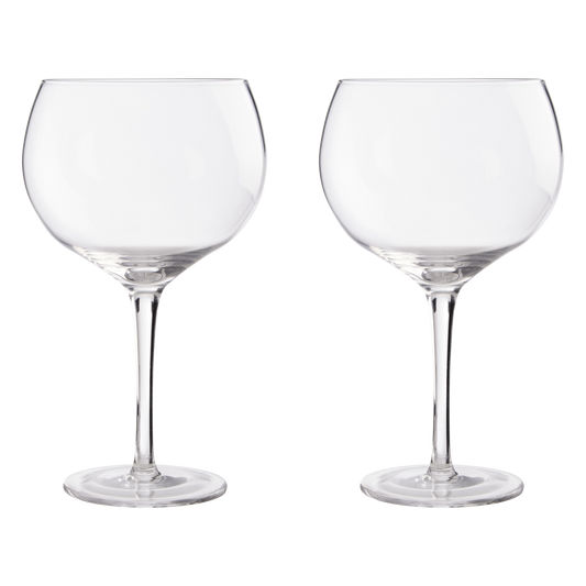 Mila Set Of 2 Clear Gin Glasses