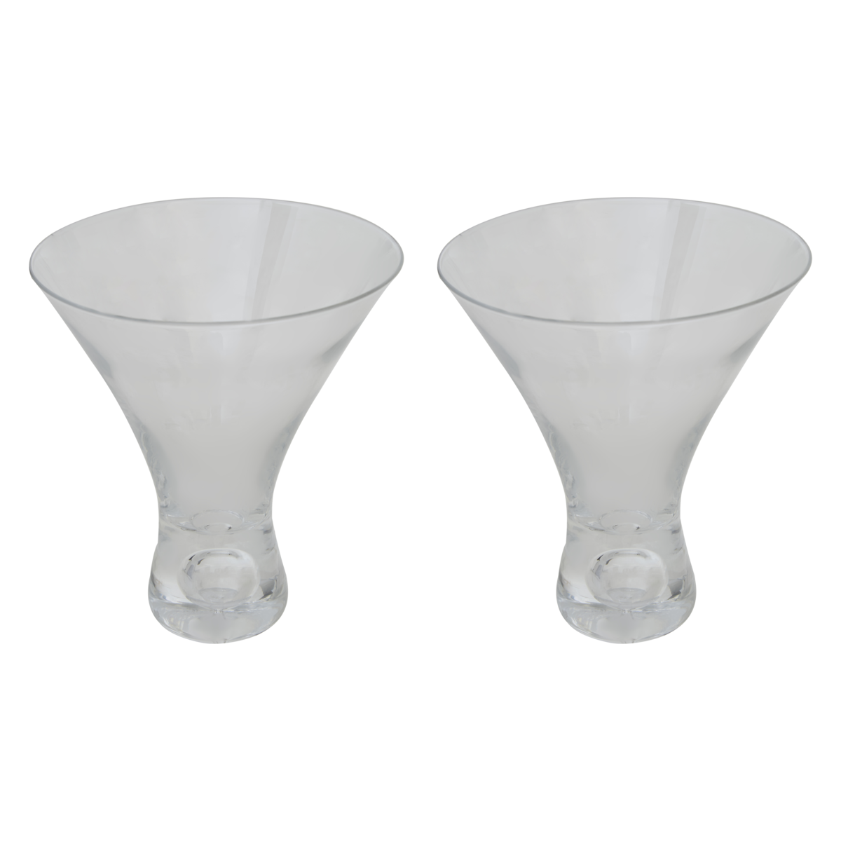 Mila Set Of 2 Clear Cocktail Glasses 330ml