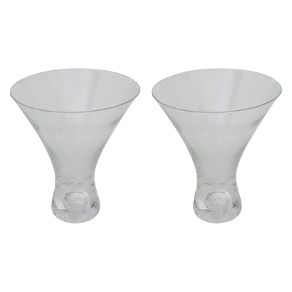 Mila Set Of 2 Clear Cocktail Glasses 330ml