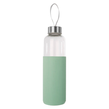 Mimo Glass Bottle With Mint Silicone Sleeve