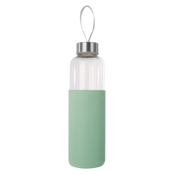 Mimo Glass Bottle With Mint Silicone Sleeve