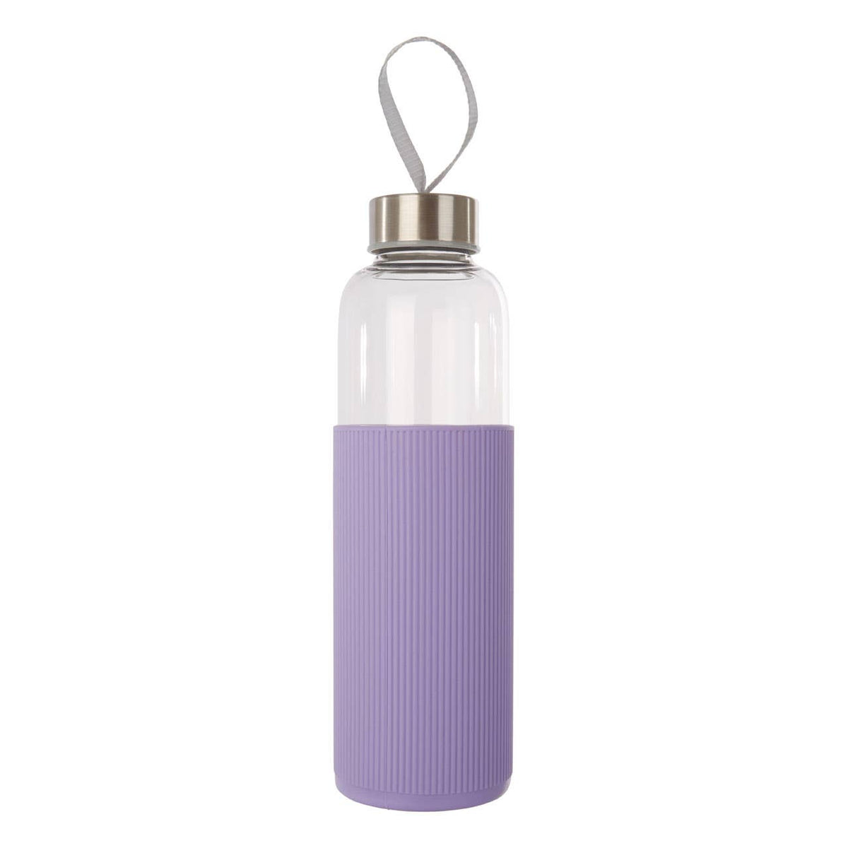 Mimo Glass Bottle With Purple Silicone Sleeve