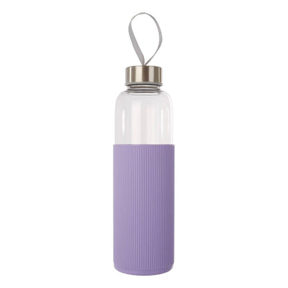 Mimo Glass Bottle With Purple Silicone Sleeve