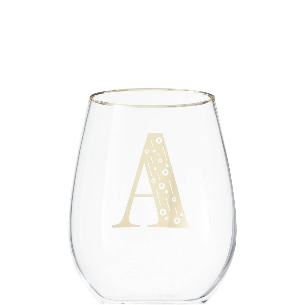 Claro Letter A Curved Tumbler