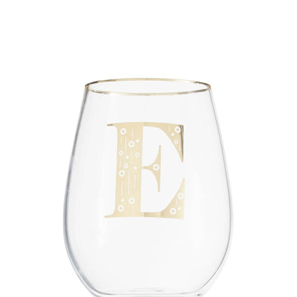 Claro Letter E  Curved Tumbler