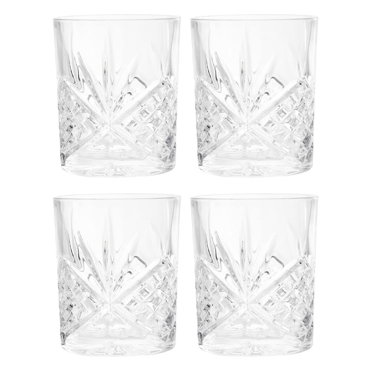 Beaufort Set of 4 Crystal Tumblers