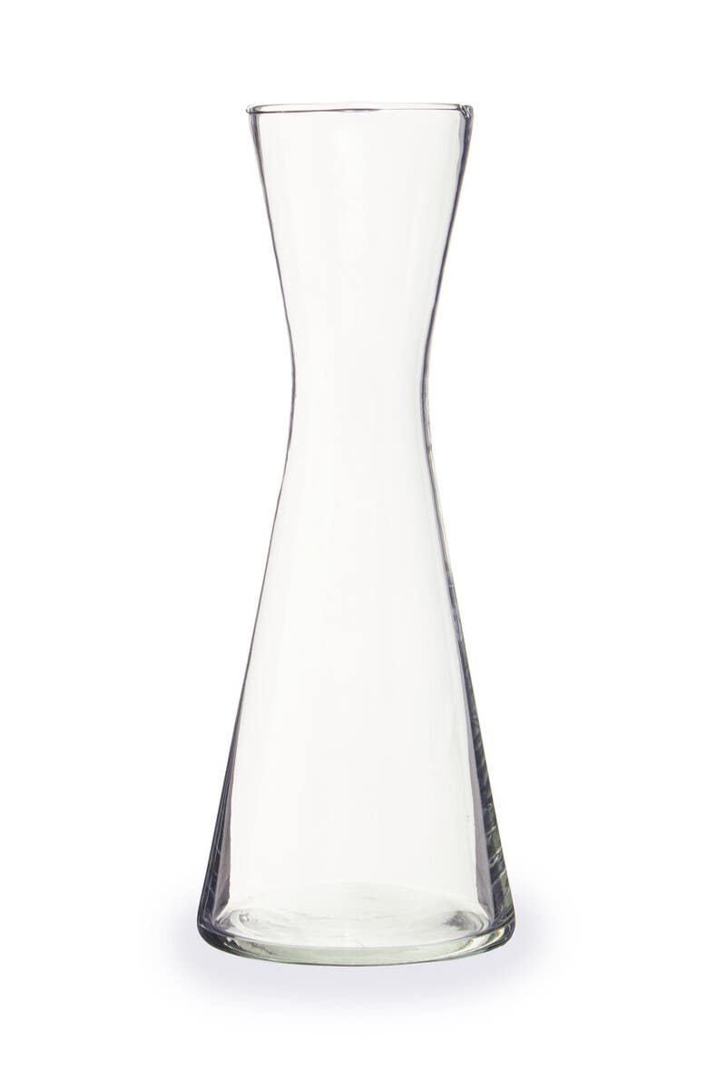 Ambra Clear Glass Carafe.