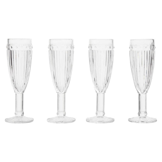 Auclair Set Of Four Champagne Glasses