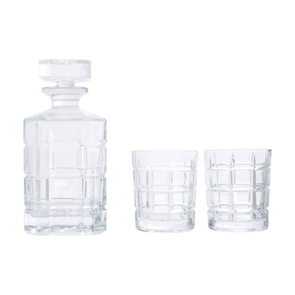 Auclair Decanter With Two Tumblers