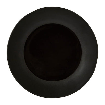 Hygge Black Stoneware Dinner Plate