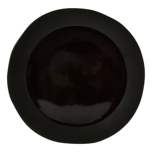 Hygge Black Stoneware Pizza Plate