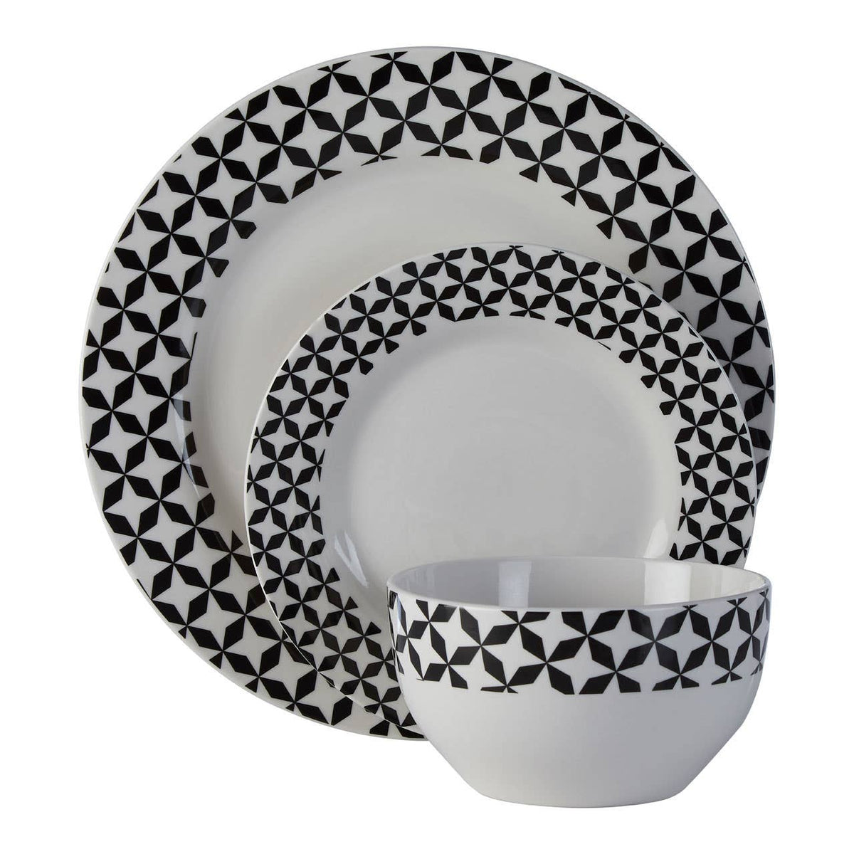 Avie 12 Piece Windmill Dinner Set