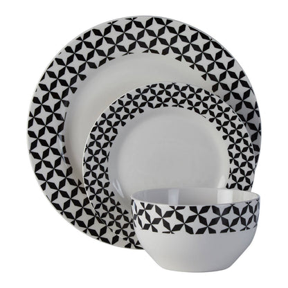 Avie 12 Piece Windmill Dinner Set