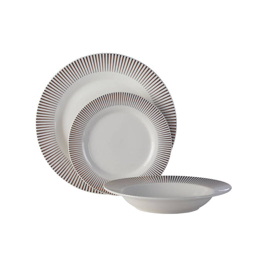 Avie Spoke 12 Piece Dinner Set