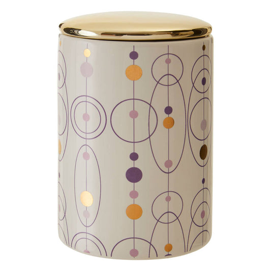 Fenwick Canister with Gold Finish Lid
