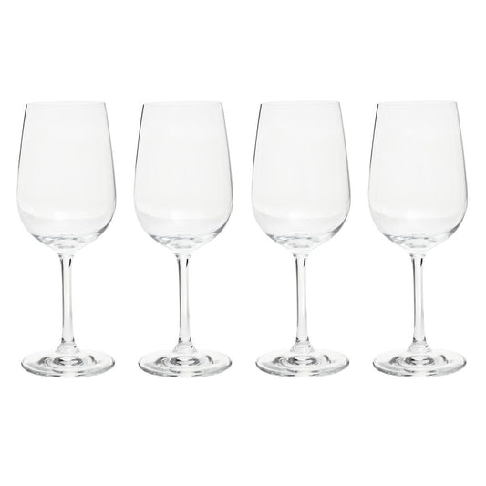 Ada Set of Four Crystal Wine Glasses