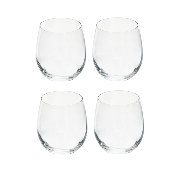 Ada Set Of 4 Small Crystal Tumblers